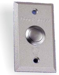 Botón rectangular de aluminio