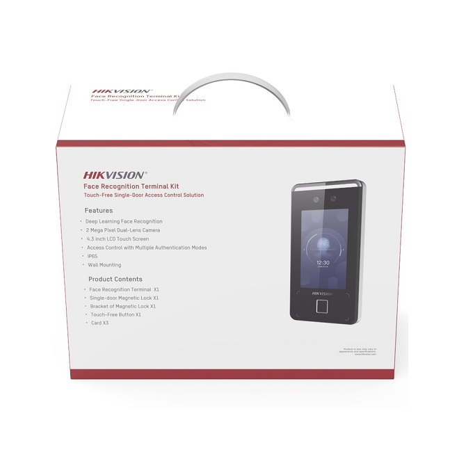 Hikvision DSKAS541 control de acceso con reloj checador digital 
                  DS-K1T341AMF