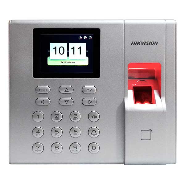 Reloj checador huella digital hikvision k45